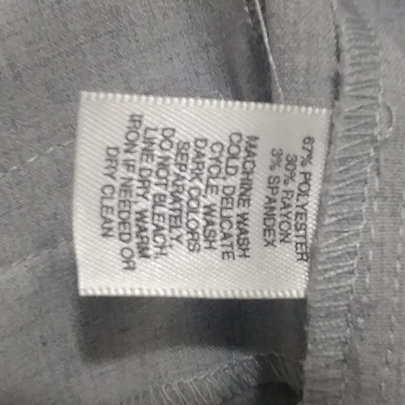 White House Black Market Grey Career Capri Hemmed - Picture 4 of 5